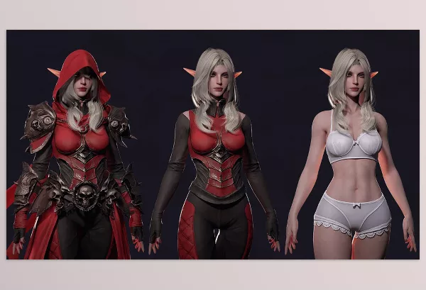 Unreal Engine – Death Archer Girl Morgana Download for UE (4.24-4.27, 5.0-5.4)