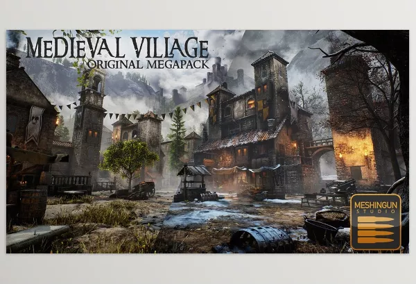 Unreal Engine – Medieval Village Megapack Download for UE (5.1-5.2)