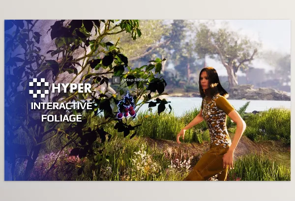Unreal Engine – Hyper Interactive Foliage Download v2 for UE (5.1)