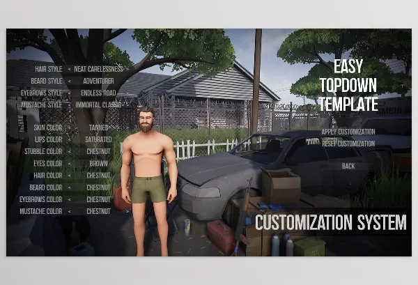 Unreal Engine – Easy TopDown Template – Survival Action Shooter RPG Download v1.1 for UE (5.5)